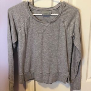 Athleta Grey Crewneck